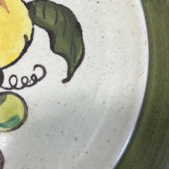 Metlox Poppytrail Vernon Provincial Fruit 10.5 in Dinner Plates Set of 2 - Picture 6 of 13